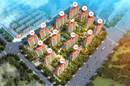 宝地城市广场2室2厅1卫83m2北欧风精装修